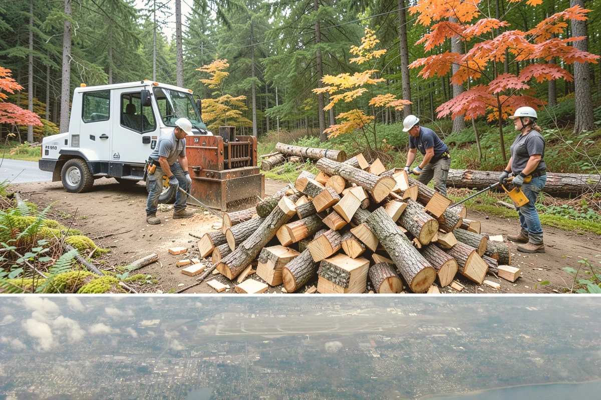 Locally Sourced Firewood in Burien, King County, WA - A good choice in any season, with heightened demand as households stock local supply ahead of winter.
