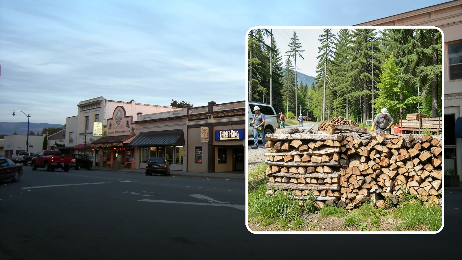 Locally Sourced Firewood in Burlington, Skagit County, WA - We supply firewood gathered from right here in the Pacific Northwest, keeping the supply chain short and local.