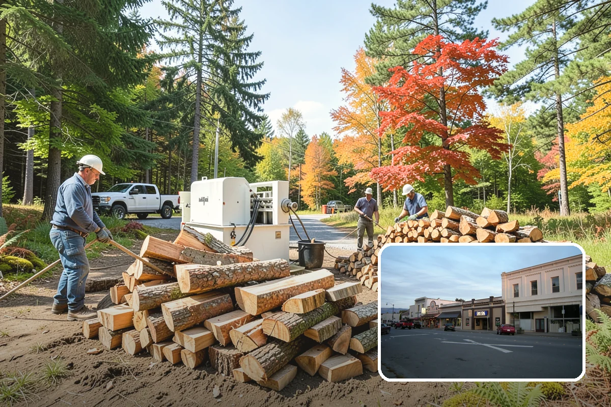 Locally Sourced Firewood in Burlington, Skagit County, WA - Keeps the supply chain short and regional