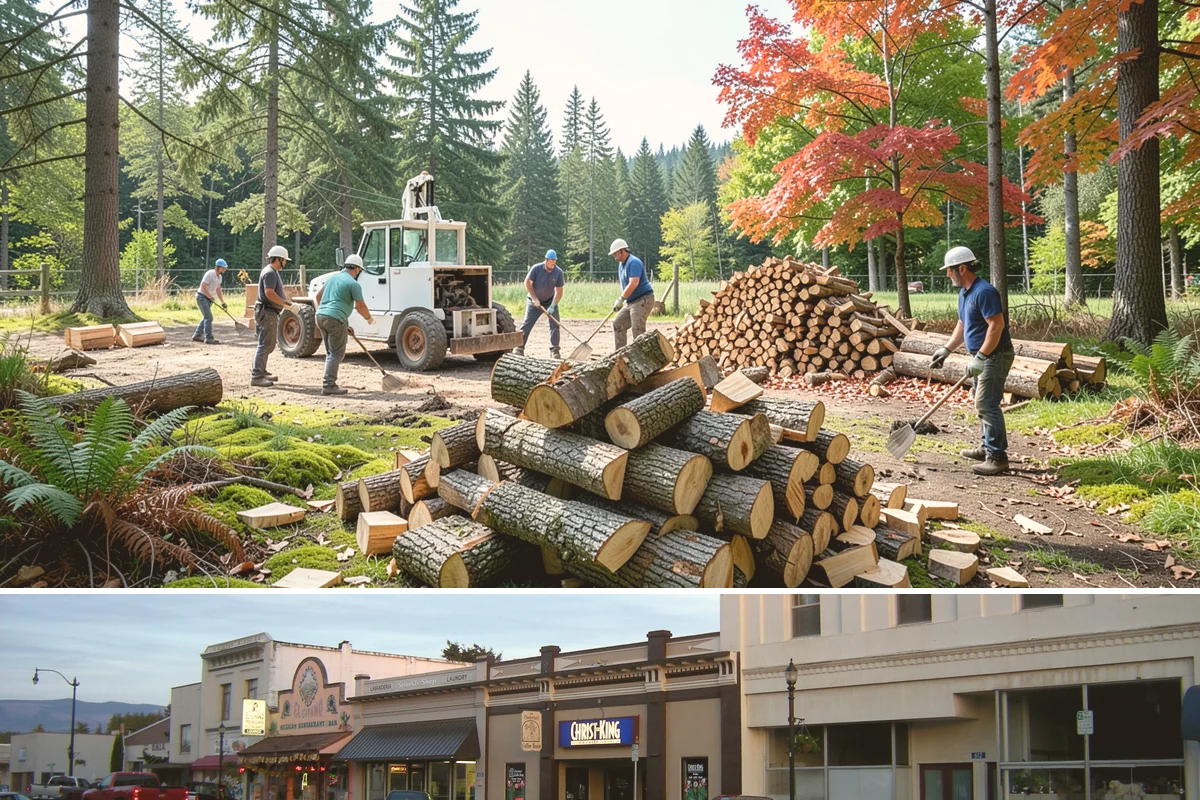 Locally Sourced Firewood in Burlington, Skagit County, WA - A good choice in any season, with heightened demand as households stock local supply ahead of winter.