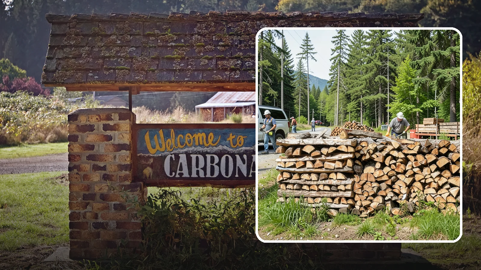 Locally Sourced Firewood in Carbonado, Pierce County, WA - We supply firewood gathered from right here in the Pacific Northwest, keeping the supply chain short and local.