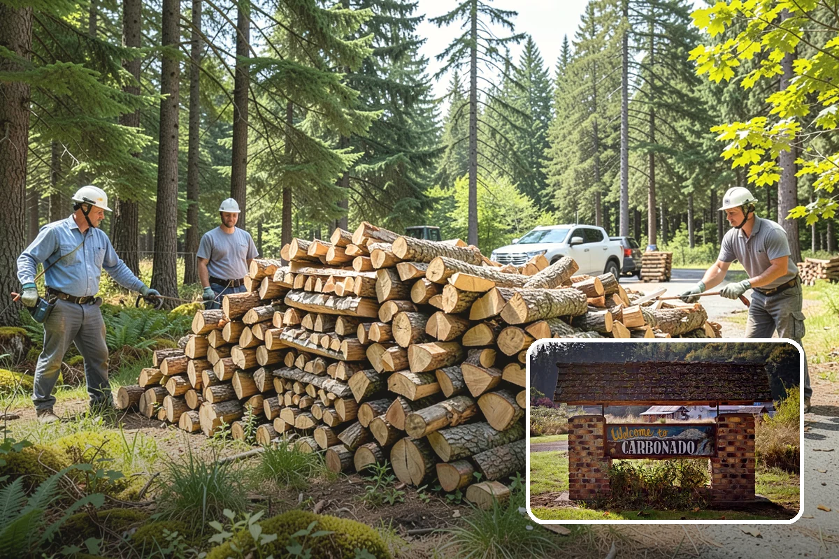 Locally Sourced Firewood in Carbonado, Pierce County, WA - Keeps the supply chain short and regional