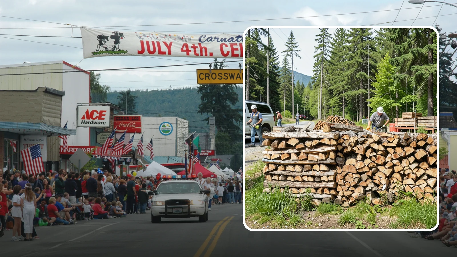 Locally Sourced Firewood in Carnation, King County, WA - We supply firewood gathered from right here in the Pacific Northwest, keeping the supply chain short and local.