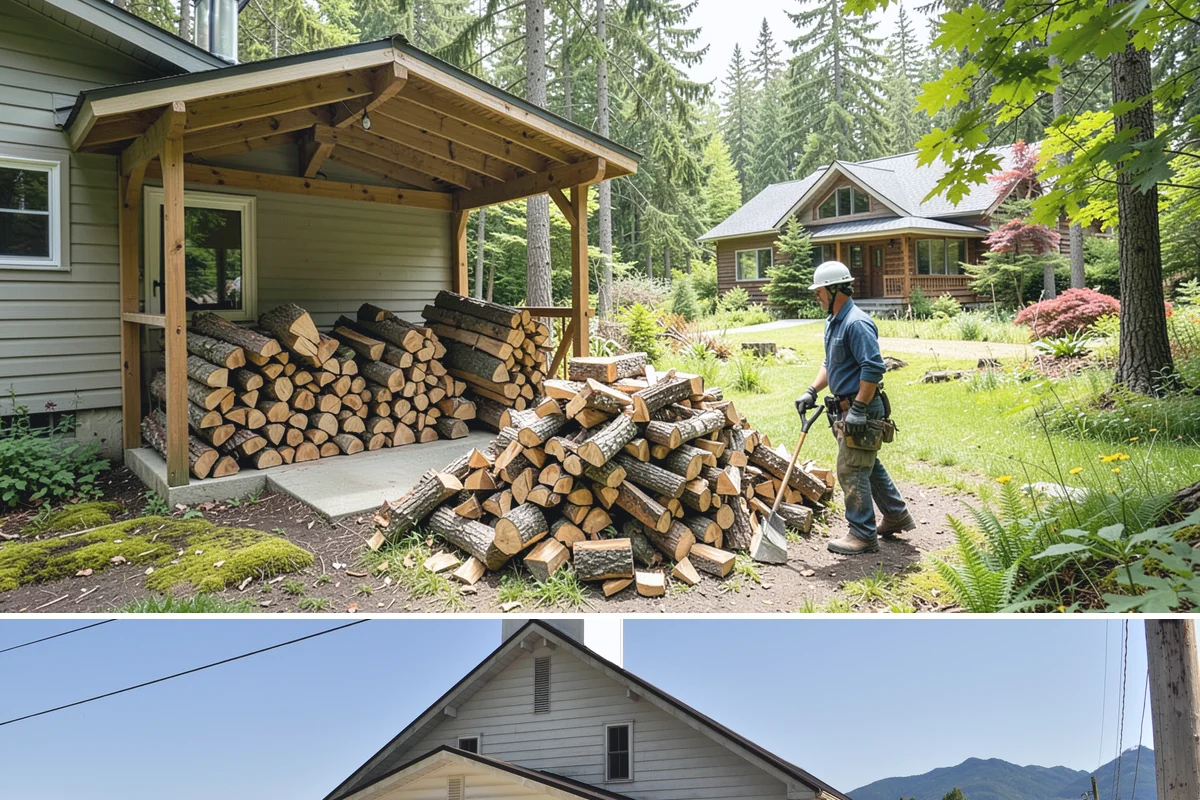 Locally Sourced Firewood in Concrete, Skagit County, WA - A good choice in any season, with heightened demand as households stock local supply ahead of winter.
