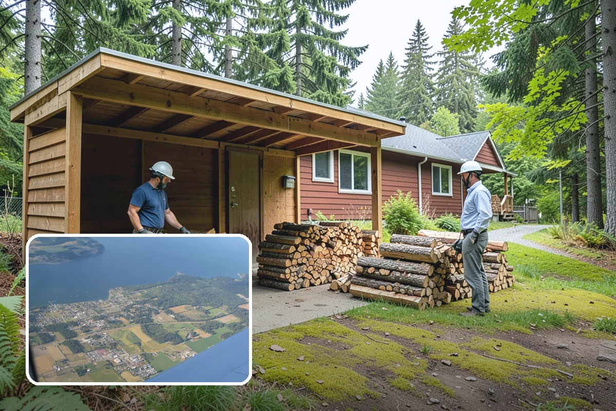 Locally Sourced Firewood in Coupeville, Island County, WA - Keeps the supply chain short and regional