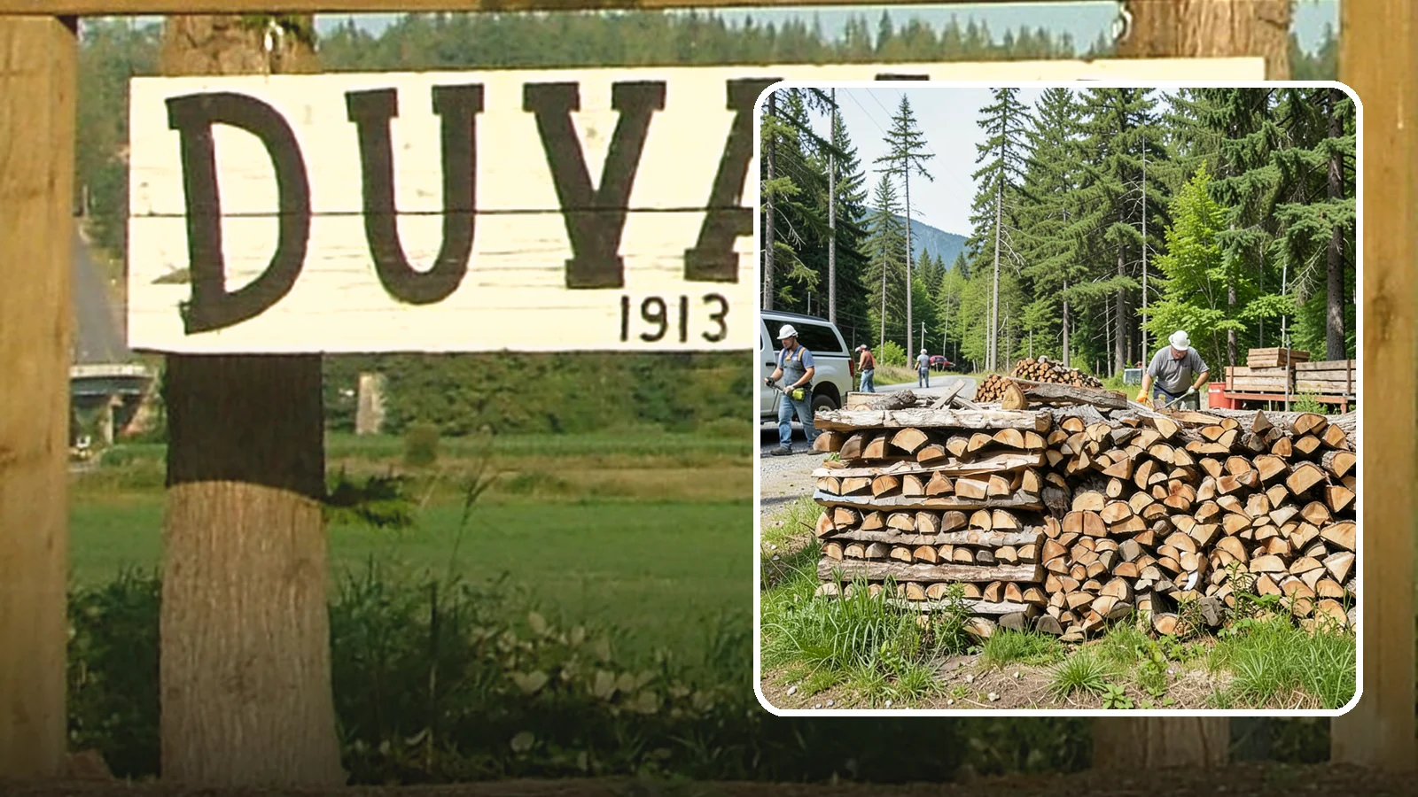 Locally Sourced Firewood in Duvall, King County, WA - We supply firewood gathered from right here in the Pacific Northwest, keeping the supply chain short and local.