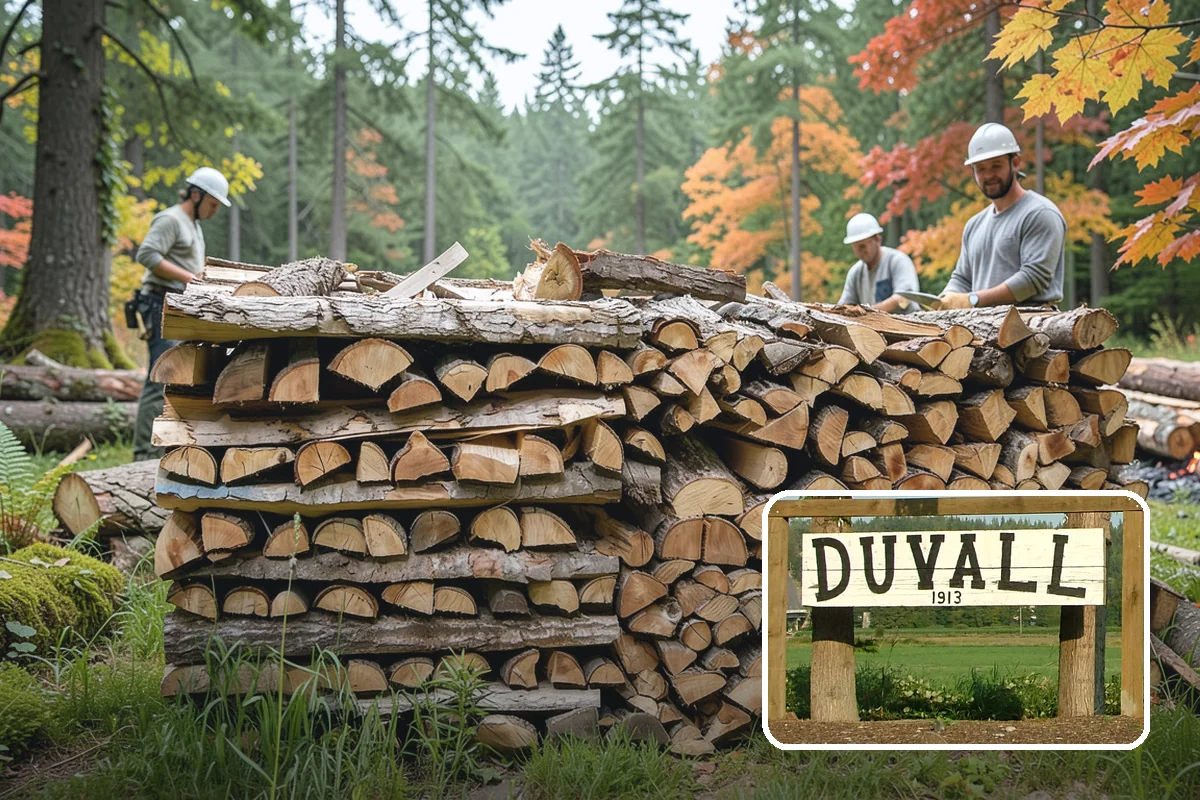 Locally Sourced Firewood in Duvall, King County, WA - Keeps the supply chain short and regional