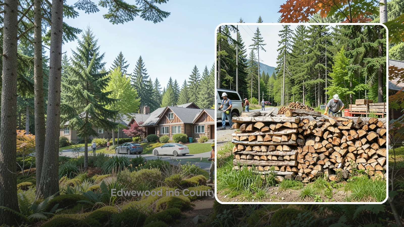 Locally Sourced Firewood in Edgewood, WA - We supply firewood gathered from right here in the Pacific Northwest, keeping the supply chain short and local.