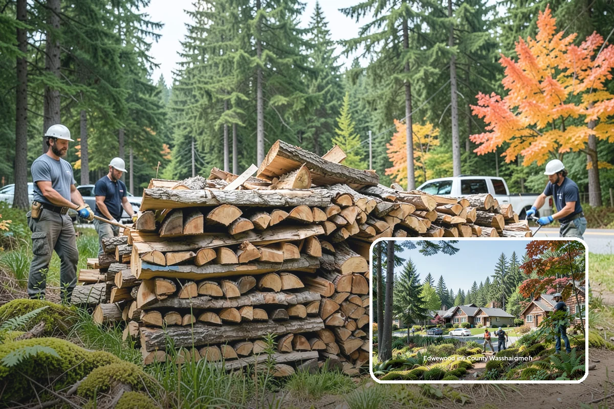 Locally Sourced Firewood in Edgewood, WA - Keeps the supply chain short and regional