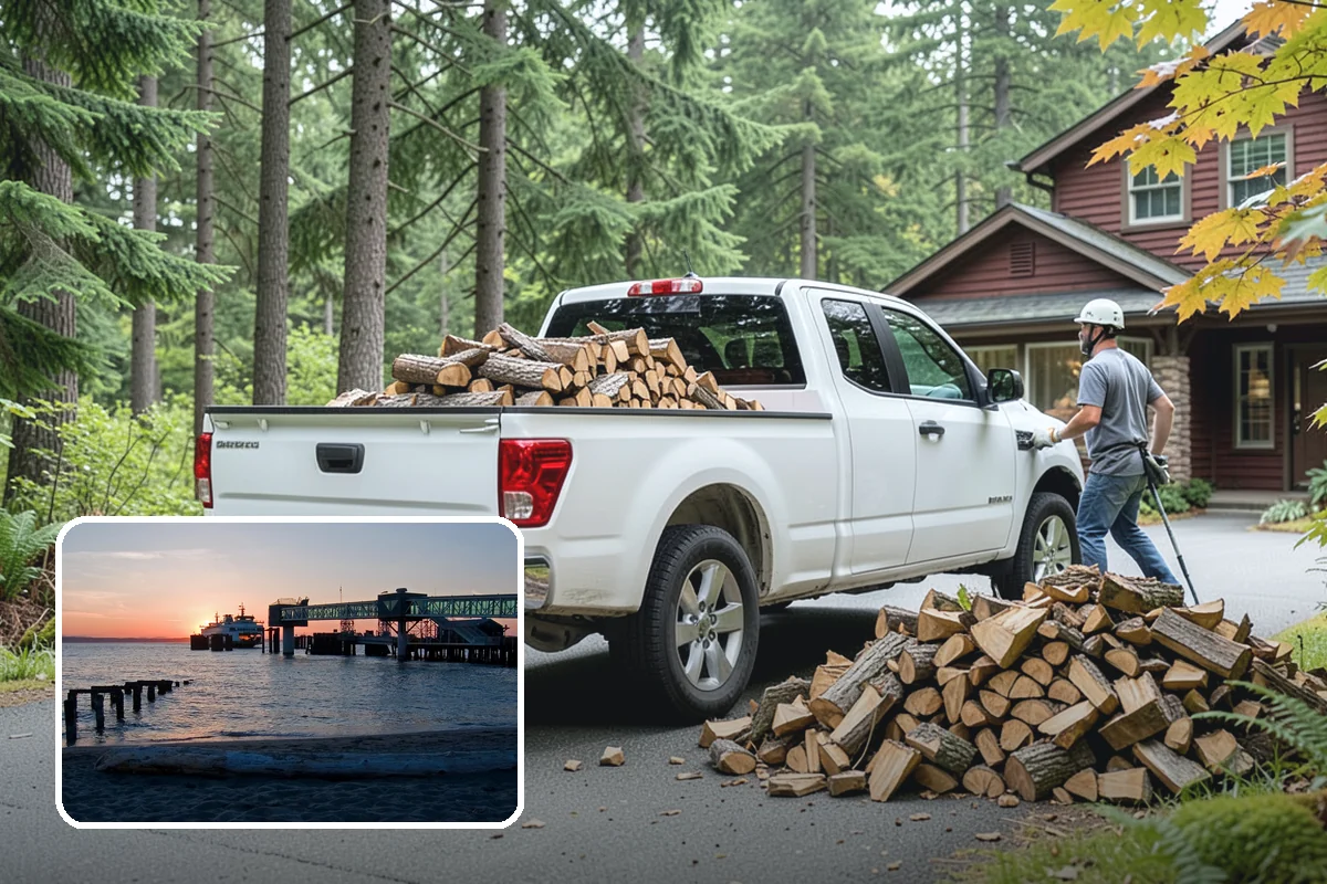 Locally Sourced Firewood in Edmonds, Snohomish County, WA - Keeps the supply chain short and regional