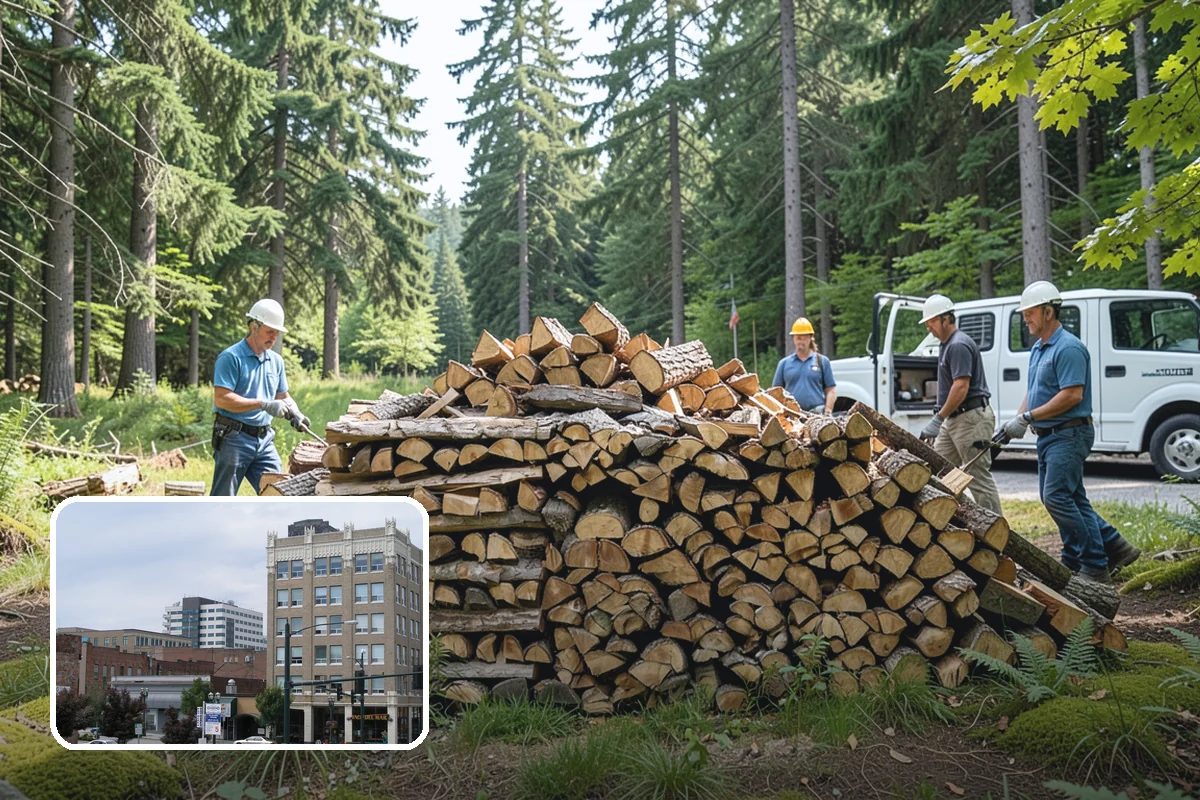 Locally Sourced Firewood in Everett, Snohomish County, WA - Keeps the supply chain short and regional