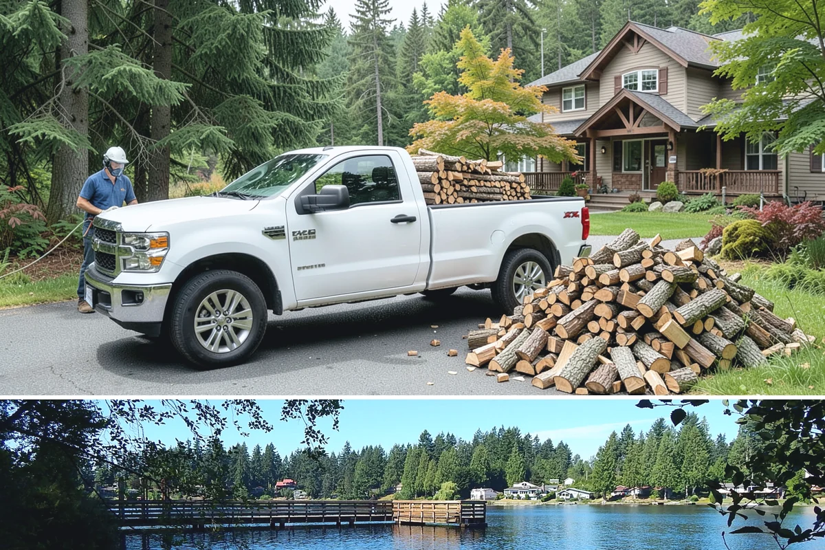 Locally Sourced Firewood in Federal Way, King County, WA - A good choice in any season, with heightened demand as households stock local supply ahead of winter.