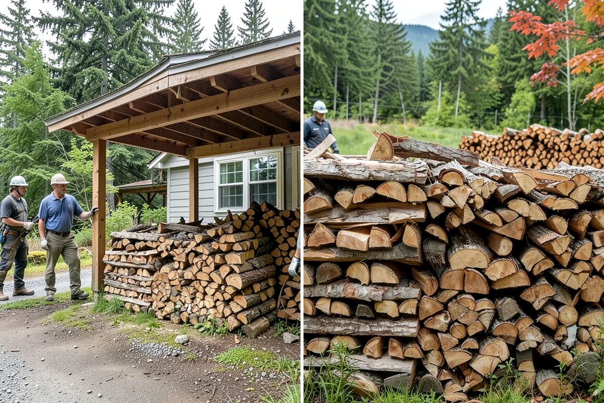 Locally Sourced Firewood in Gig Harbor, Pierce County, WA - Source wood from nearby regional suppliers