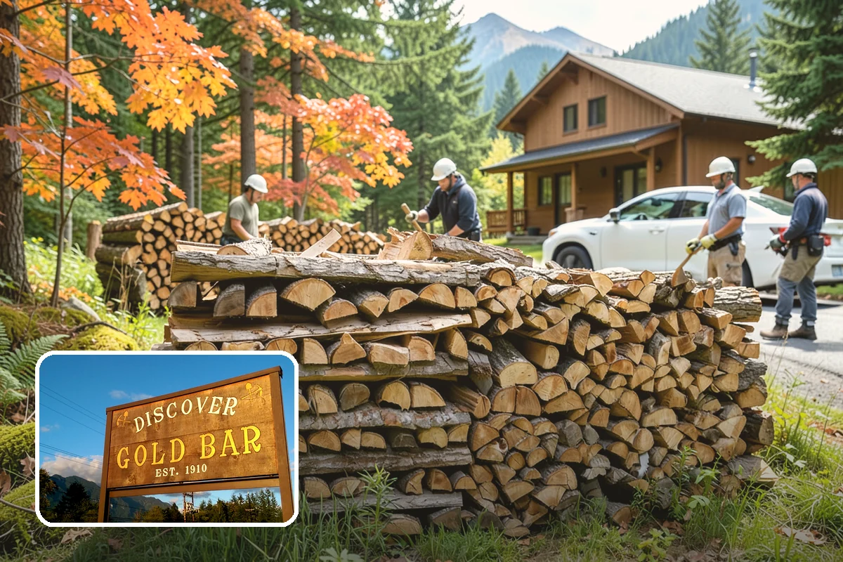 Locally Sourced Firewood in Gold Bar, Snohomish County, WA - Keeps the supply chain short and regional
