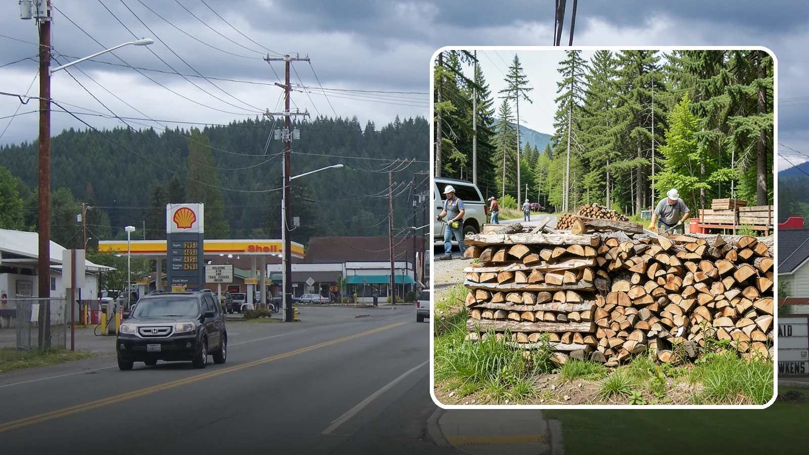 Locally Sourced Firewood in Granite Falls, Snohomish County, WA - We supply firewood gathered from right here in the Pacific Northwest, keeping the supply chain short and local.