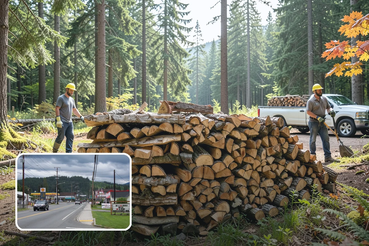 Locally Sourced Firewood in Granite Falls, Snohomish County, WA - Keeps the supply chain short and regional