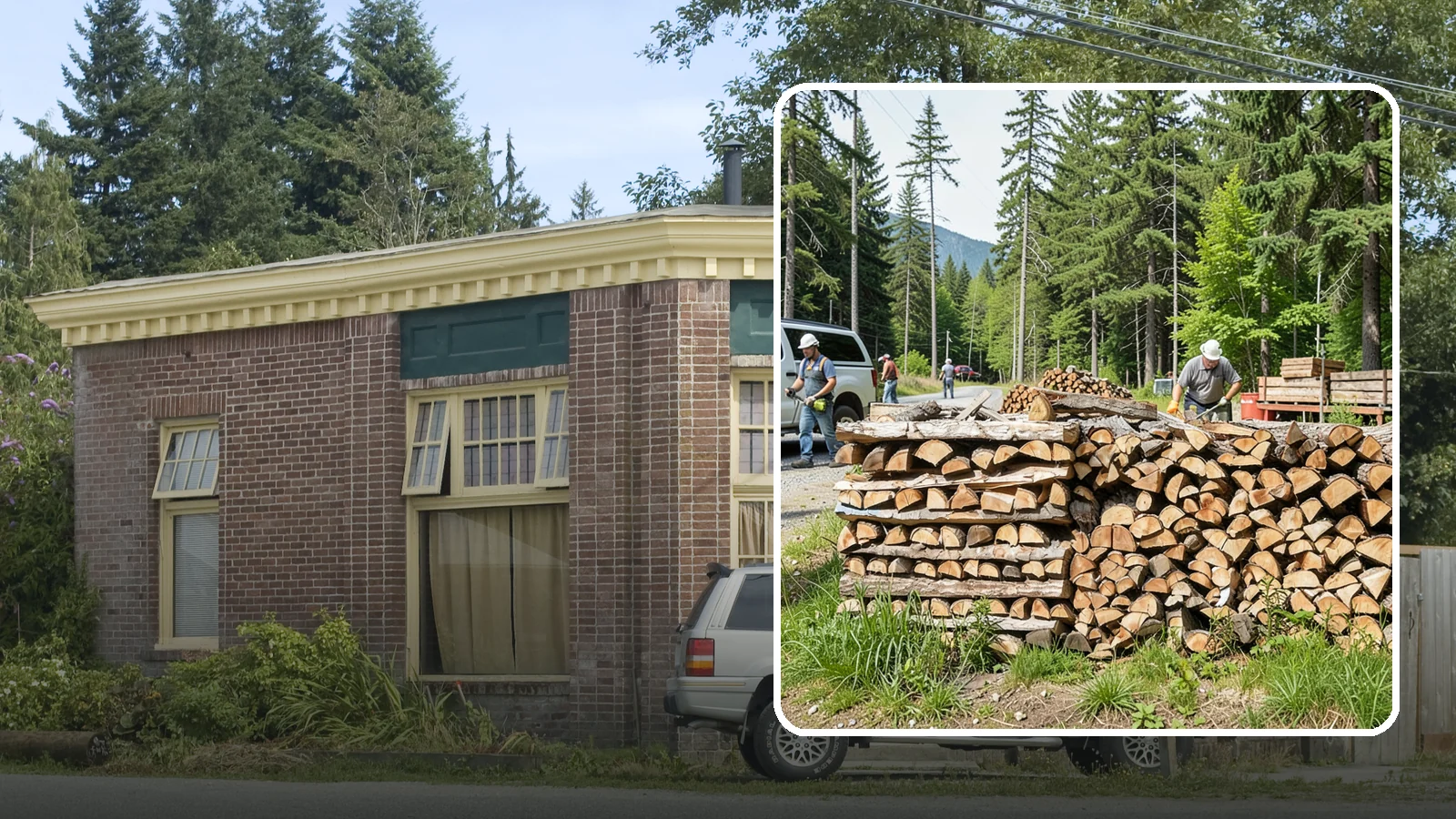 Locally Sourced Firewood in Hamilton, Skagit County, WA - We supply firewood gathered from right here in the Pacific Northwest, keeping the supply chain short and local.