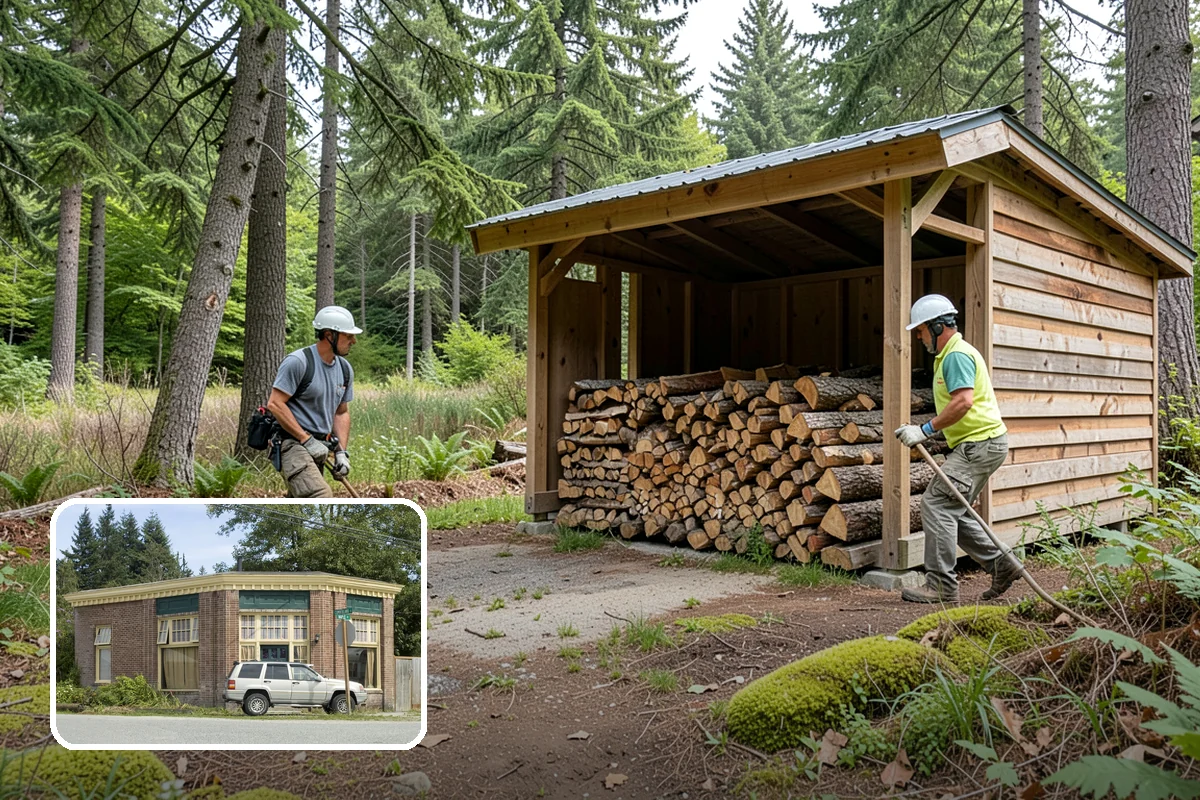 Locally Sourced Firewood in Hamilton, Skagit County, WA - Keeps the supply chain short and regional