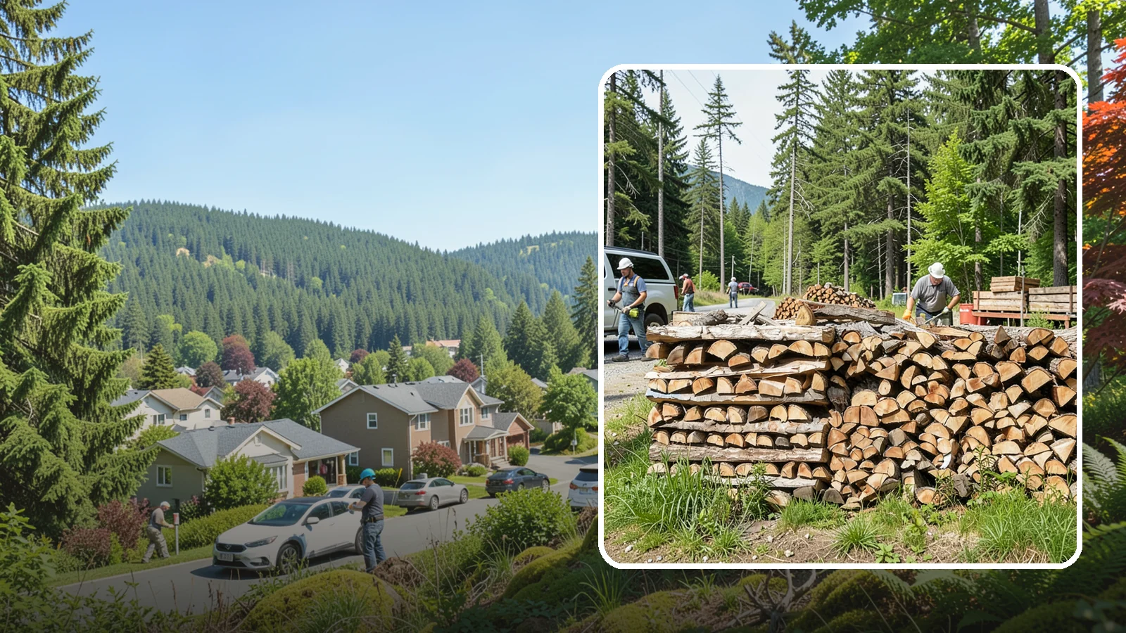Locally Sourced Firewood in Index, Snohomish County, WA - We supply firewood gathered from right here in the Pacific Northwest, keeping the supply chain short and local.