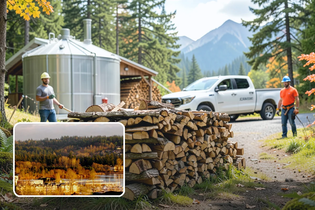 Locally Sourced Firewood in Kenmore, King County, WA - Keeps the supply chain short and regional