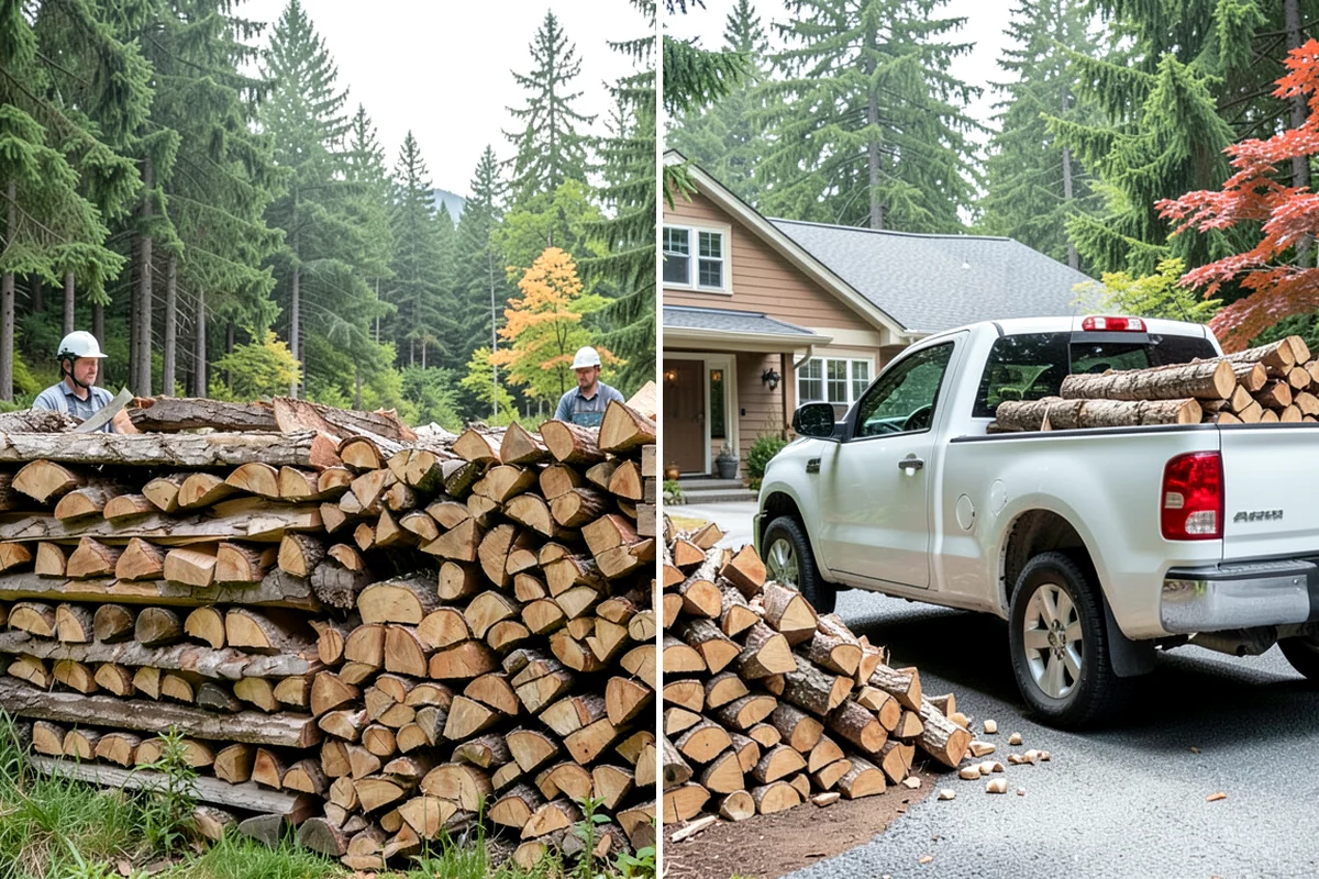 Locally Sourced Firewood in Kenmore, King County, WA - Source wood from nearby regional suppliers