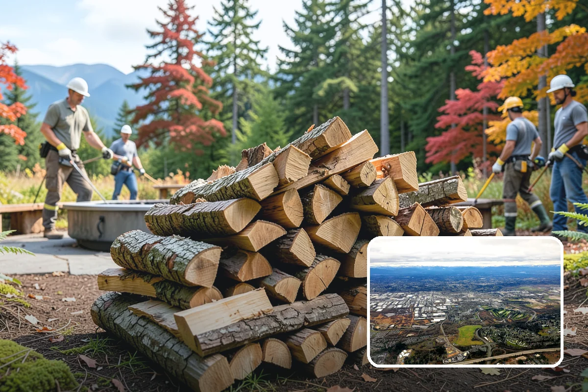 Locally Sourced Firewood in Kent, King County, WA - Keeps the supply chain short and regional