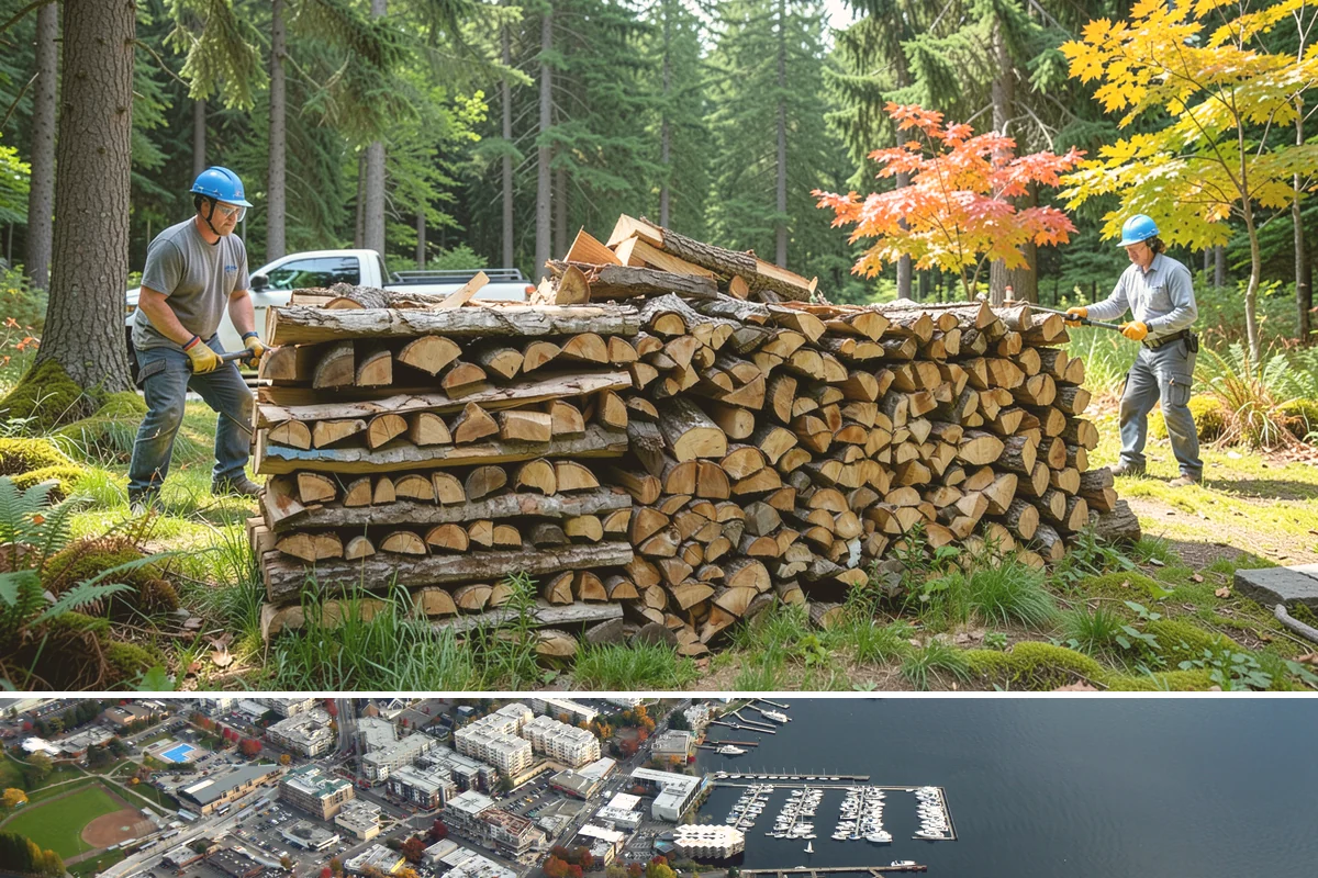 Locally Sourced Firewood in Kirkland, King County, WA - A good choice in any season, with heightened demand as households stock local supply ahead of winter.
