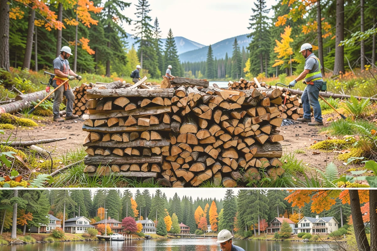 Locally Sourced Firewood in La Conner, Skagit County, WA - A good choice in any season, with heightened demand as households stock local supply ahead of winter.