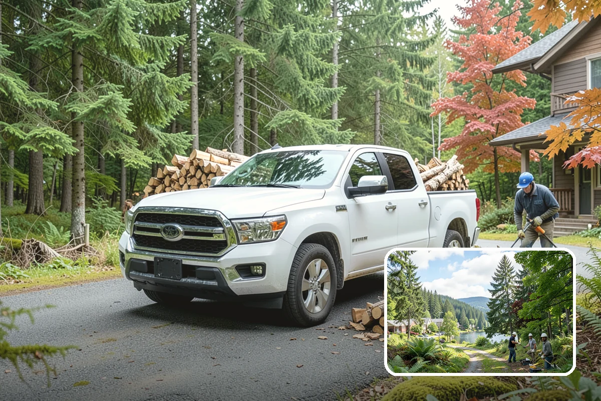 Locally Sourced Firewood in Lake Forest Park, King County, WA - Keeps the supply chain short and regional