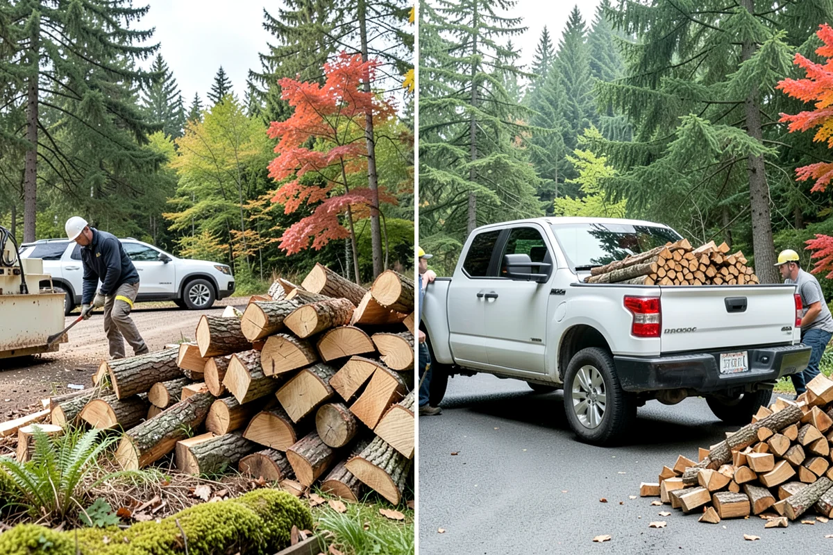 Locally Sourced Firewood in Lake Forest Park, King County, WA - Source wood from nearby regional suppliers