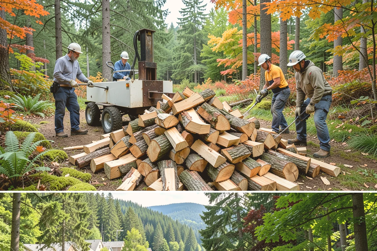 Locally Sourced Firewood in Lake Forest Park, King County, WA - A good choice in any season, with heightened demand as households stock local supply ahead of winter.