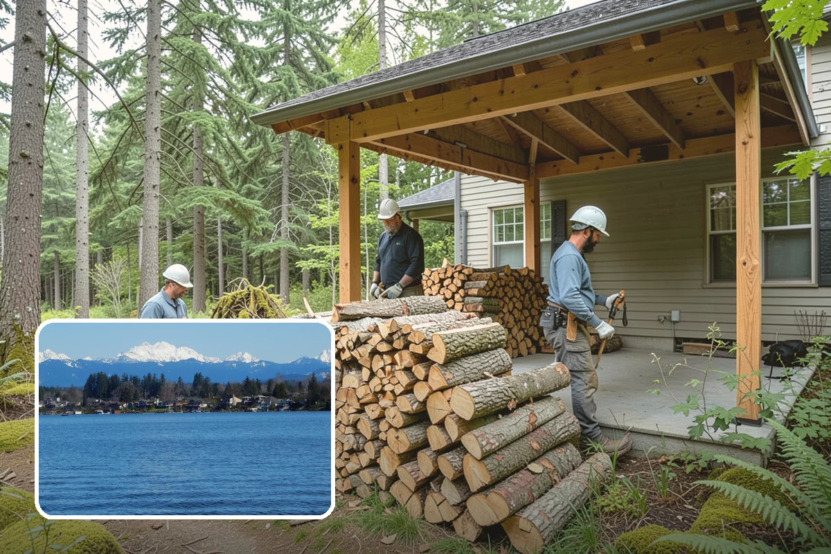 Locally Sourced Firewood in Lake Stevens, Snohomish County, WA - Keeps the supply chain short and regional