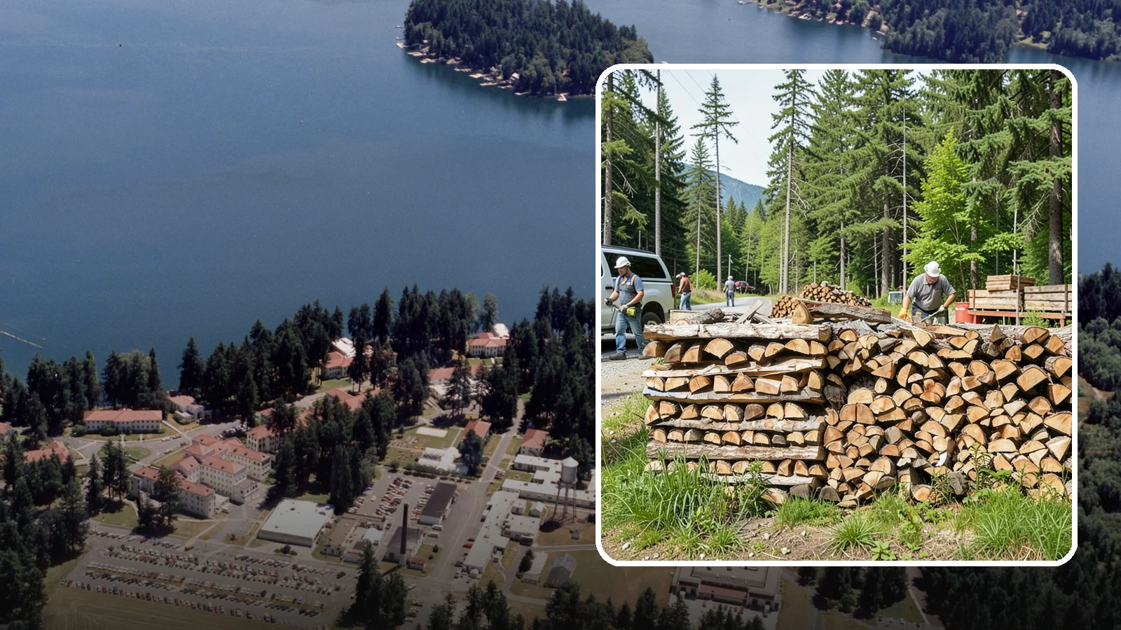 Locally Sourced Firewood in Lakewood, Pierce County, WA - We supply firewood gathered from right here in the Pacific Northwest, keeping the supply chain short and local.