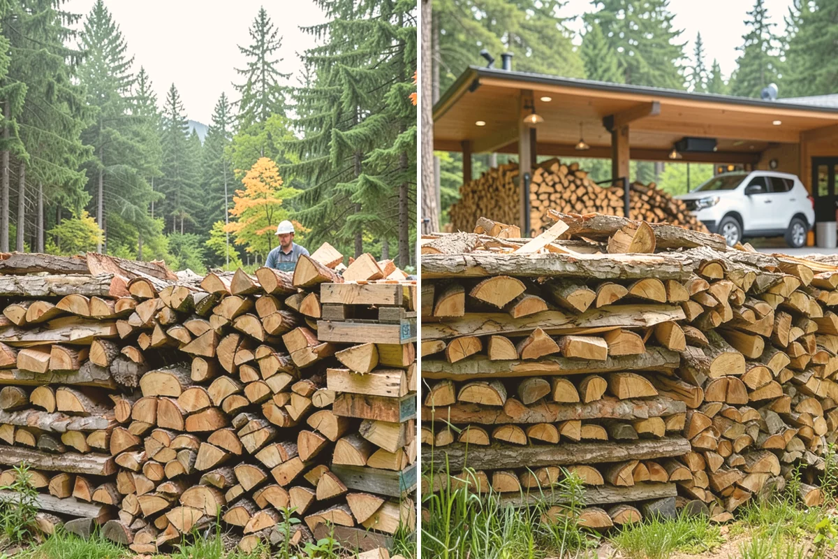 Locally Sourced Firewood in Langley, WA - Source wood from nearby regional suppliers