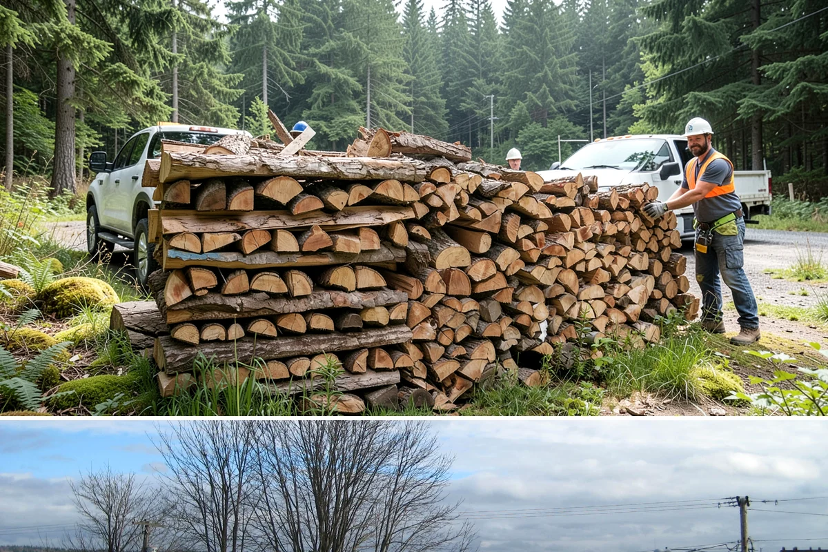 Locally Sourced Firewood in Langley, WA - A good choice in any season, with heightened demand as households stock local supply ahead of winter.