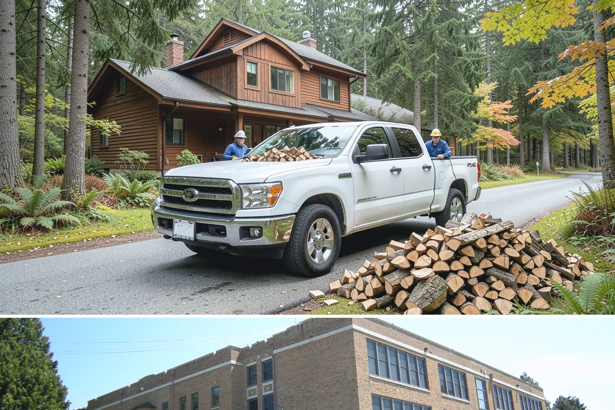 Locally Sourced Firewood in Maple Valley, King County, WA - A good choice in any season, with heightened demand as households stock local supply ahead of winter.