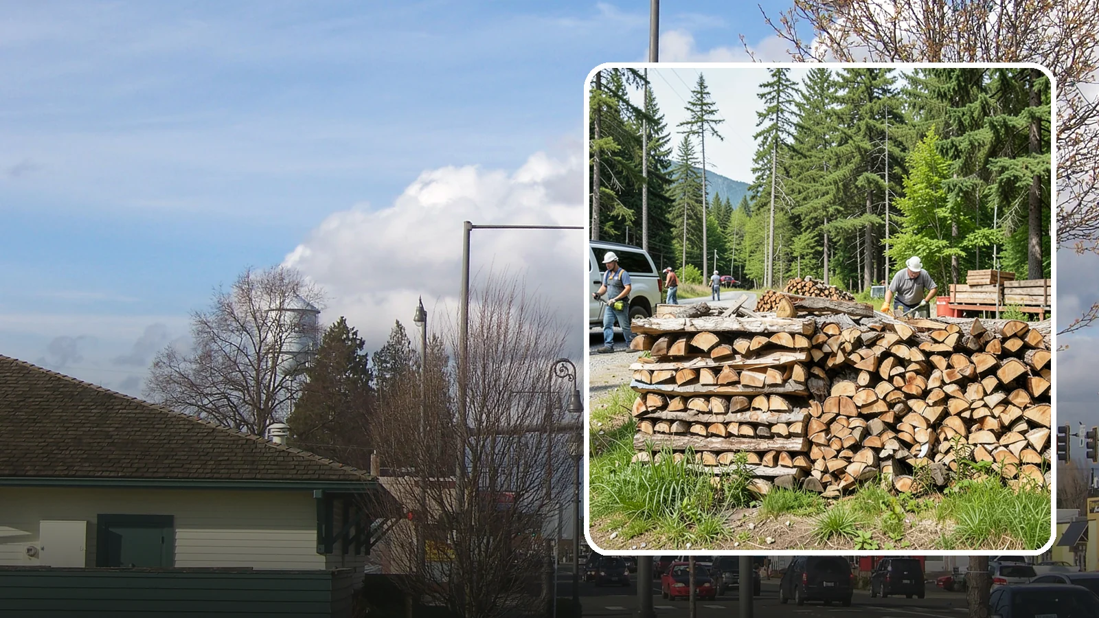 Locally Sourced Firewood in Marysville, Snohomish County, WA - We supply firewood gathered from right here in the Pacific Northwest, keeping the supply chain short and local.