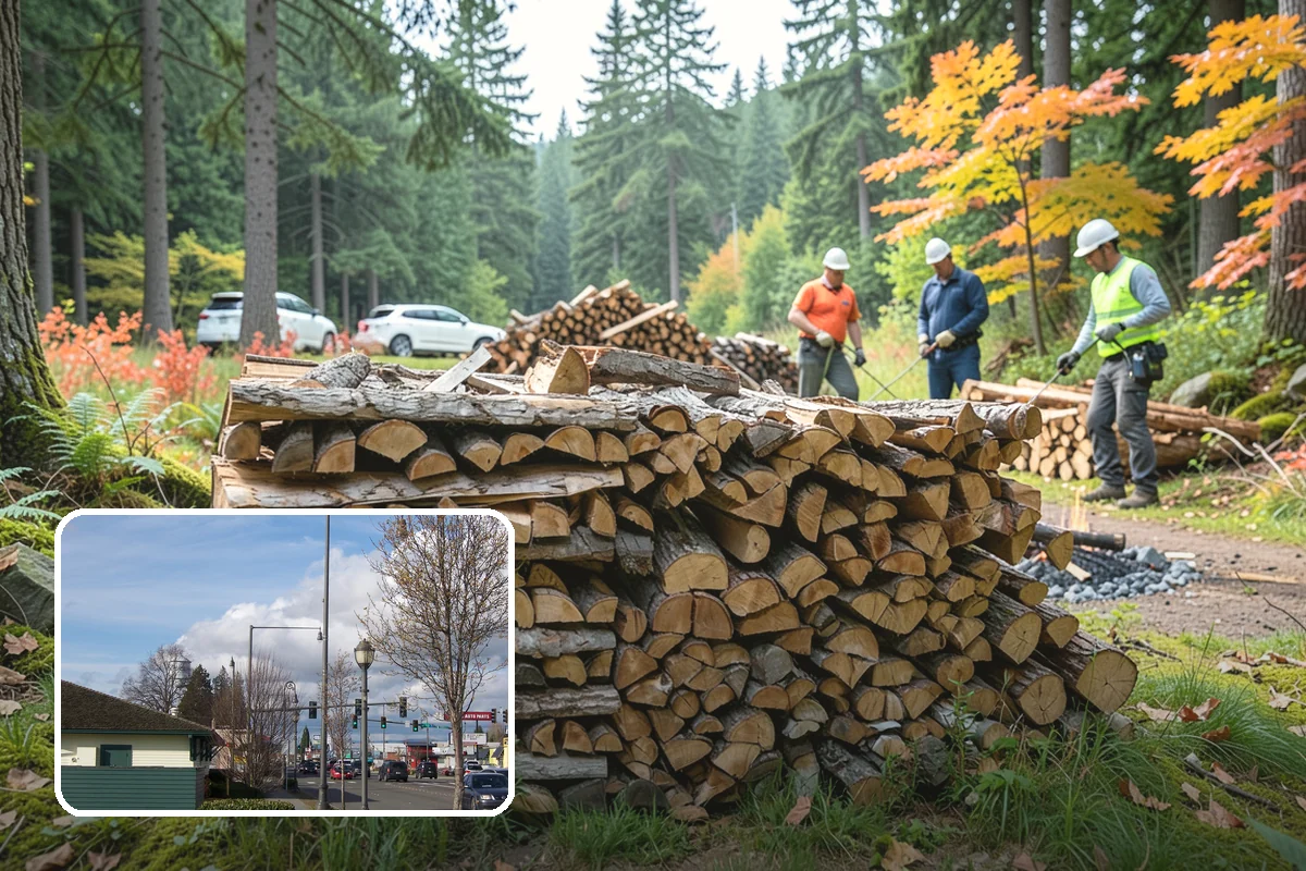 Locally Sourced Firewood in Marysville, Snohomish County, WA - Keeps the supply chain short and regional