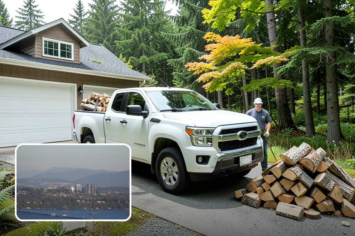 Locally Sourced Firewood in Medina, King County, WA - Keeps the supply chain short and regional