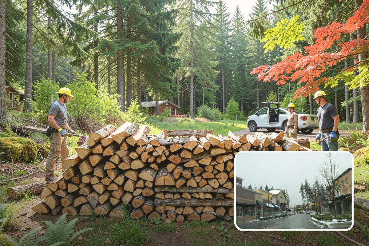 Locally Sourced Firewood in Mill Creek, Snohomish County, WA - Keeps the supply chain short and regional
