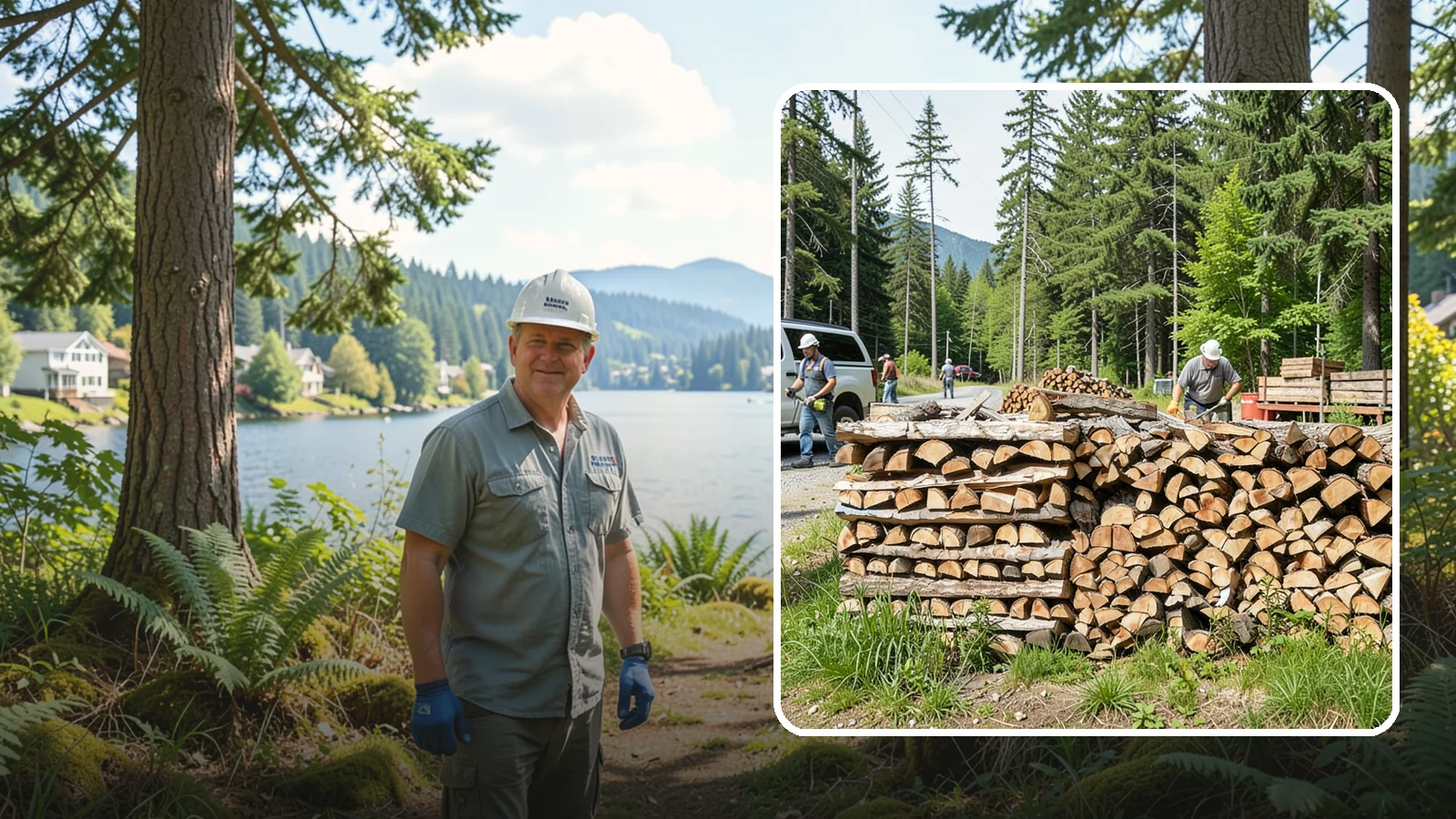 Locally Sourced Firewood in Milton, King County, WA - We supply firewood gathered from right here in the Pacific Northwest, keeping the supply chain short and local.