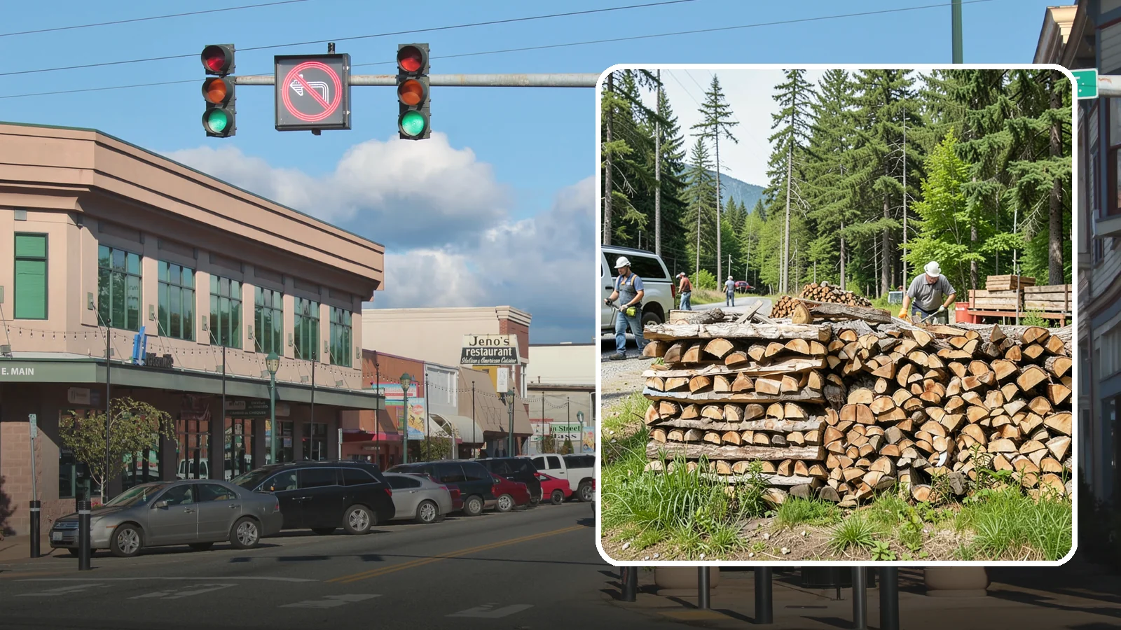 Locally Sourced Firewood in Monroe, Snohomish County, WA - We supply firewood gathered from right here in the Pacific Northwest, keeping the supply chain short and local.
