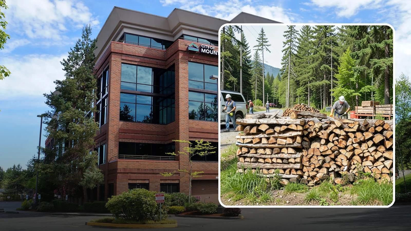 Locally Sourced Firewood in Mountlake Terrace, Snohomish County, WA - We supply firewood gathered from right here in the Pacific Northwest, keeping the supply chain short and local.