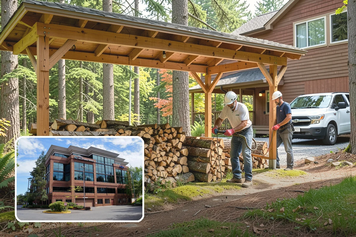 Locally Sourced Firewood in Mountlake Terrace, Snohomish County, WA - Keeps the supply chain short and regional
