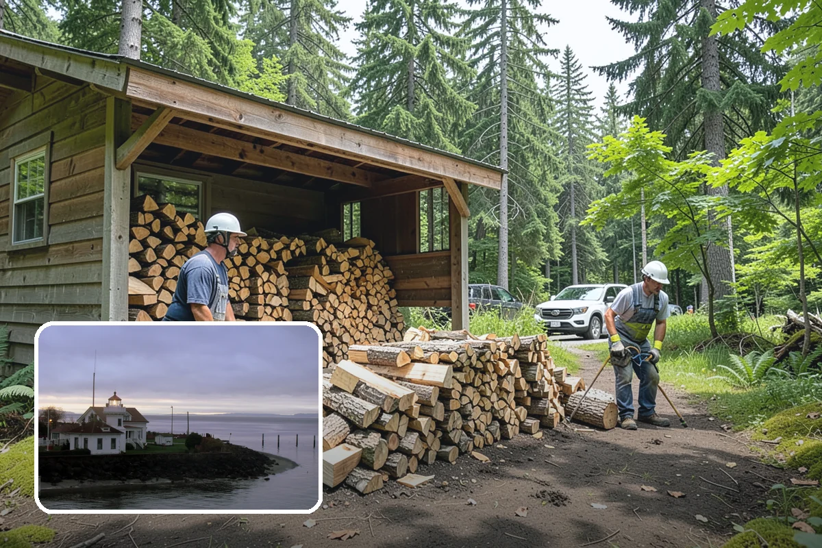 Locally Sourced Firewood in Mukilteo, Snohomish County, WA - Keeps the supply chain short and regional