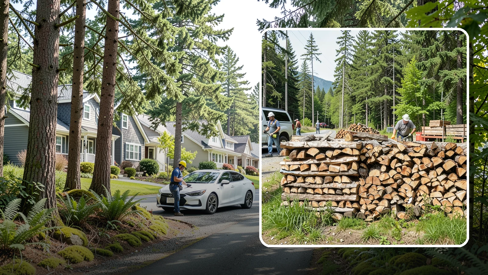 Locally Sourced Firewood in Normandy Park, King County, WA - We supply firewood gathered from right here in the Pacific Northwest, keeping the supply chain short and local.