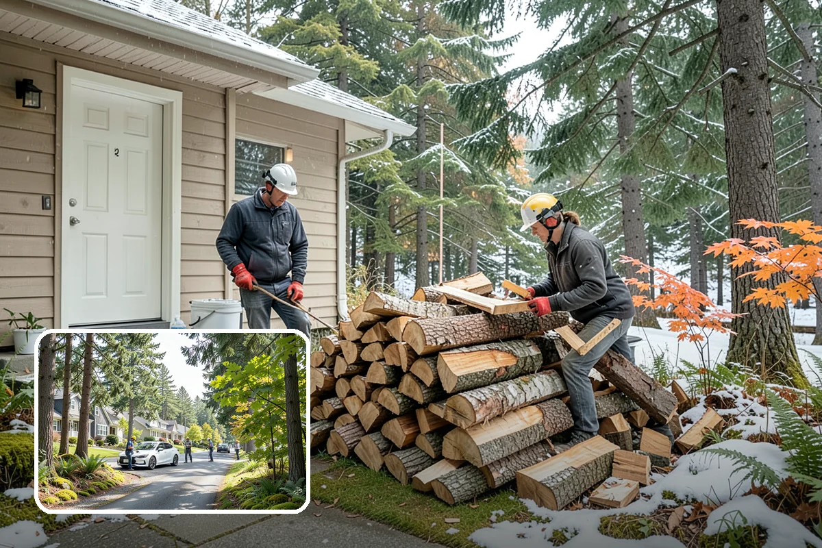 Locally Sourced Firewood in Normandy Park, King County, WA - Keeps the supply chain short and regional