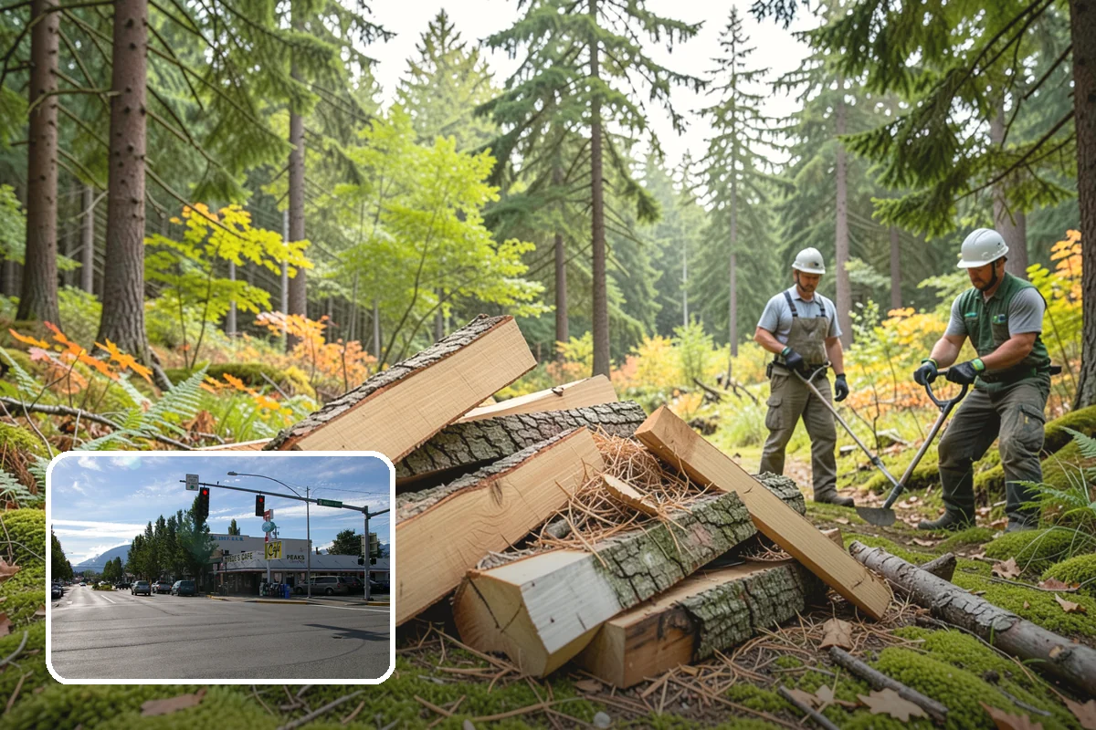 Locally Sourced Firewood in North Bend, King County, WA - Keeps the supply chain short and regional