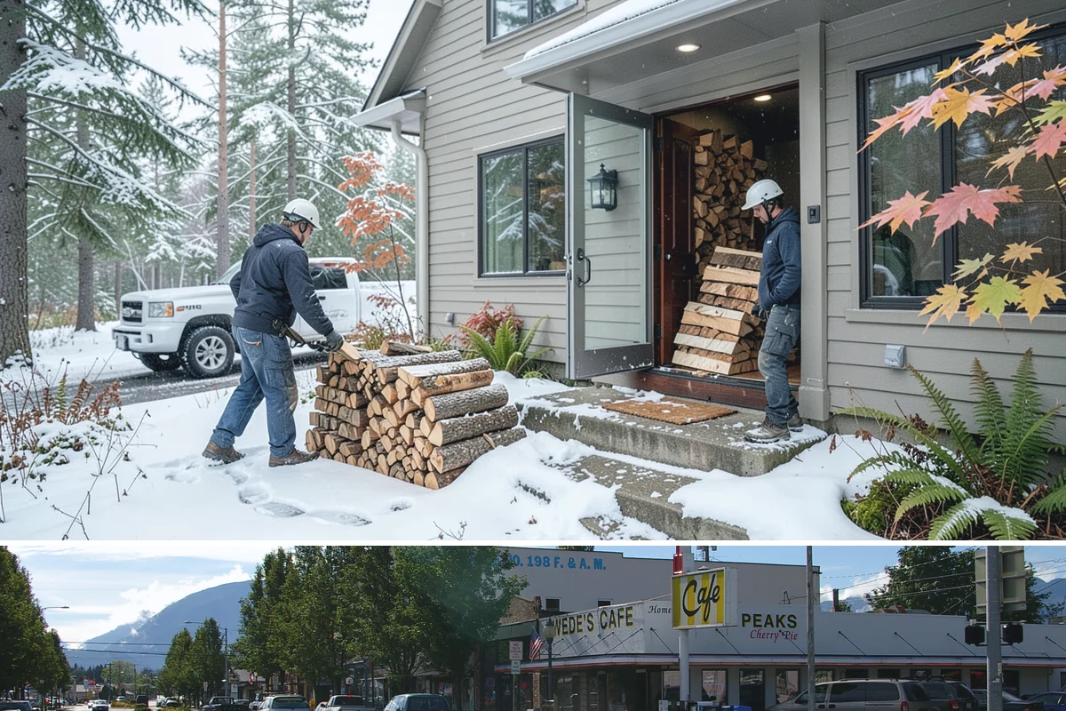 Locally Sourced Firewood in North Bend, King County, WA - A good choice in any season, with heightened demand as households stock local supply ahead of winter.