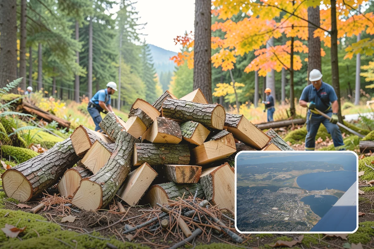 Locally Sourced Firewood in Oak Harbor, Island County, WA - Keeps the supply chain short and regional